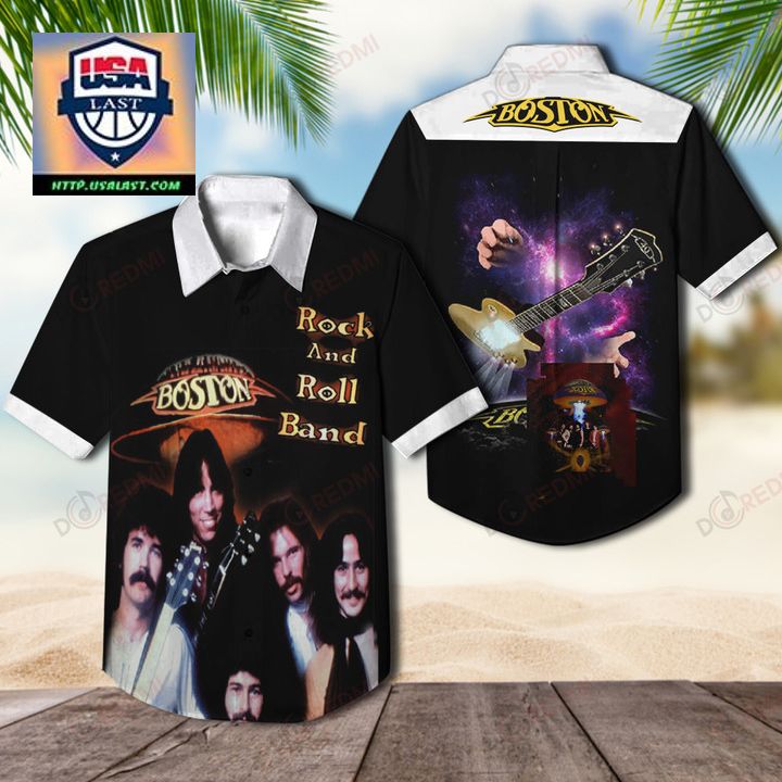 Best Quality Boston Rock And Roll Band Album Hawaiian Shirt