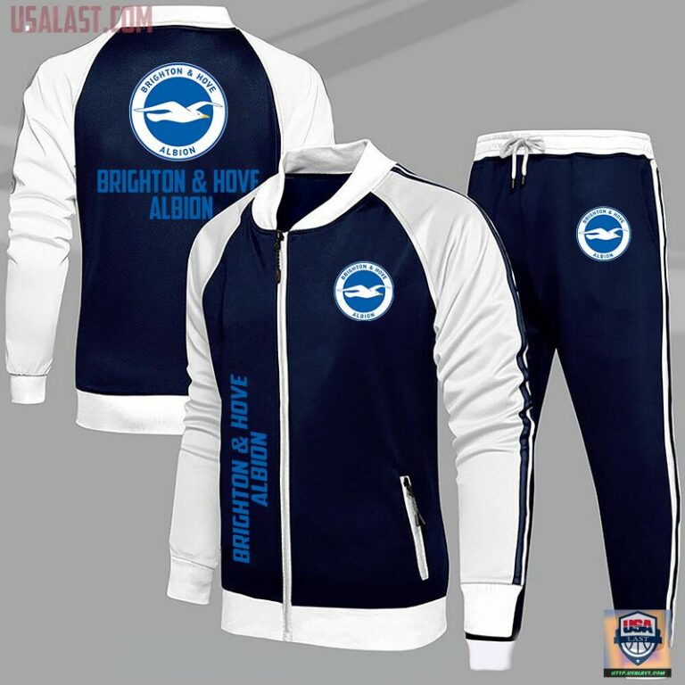 Brighton & Hove Albion F.C Sport Tracksuits Jacket - Stand easy bro