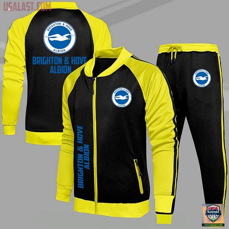 Brighton & Hove Albion F.C Sport Tracksuits Jacket - Such a charming picture.
