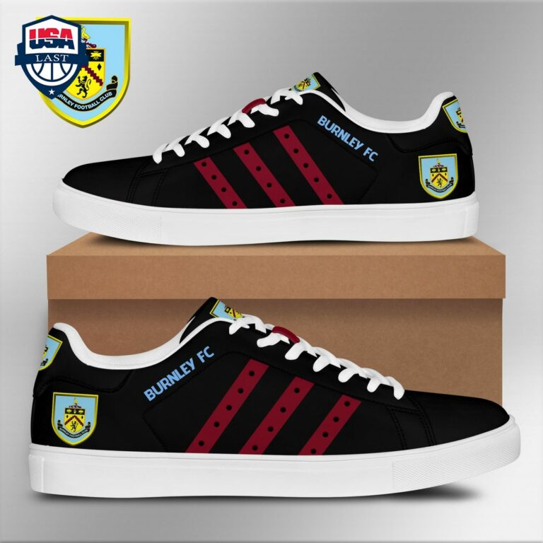 Burnley FC Red Stripes Style 2 Stan Smith Low Top Shoes - It is too funny