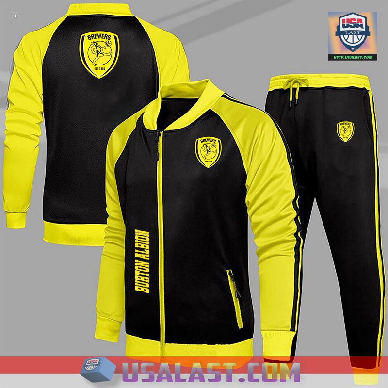 Burton Albion F.C Sport Tracksuits 2 Piece Set - Natural and awesome