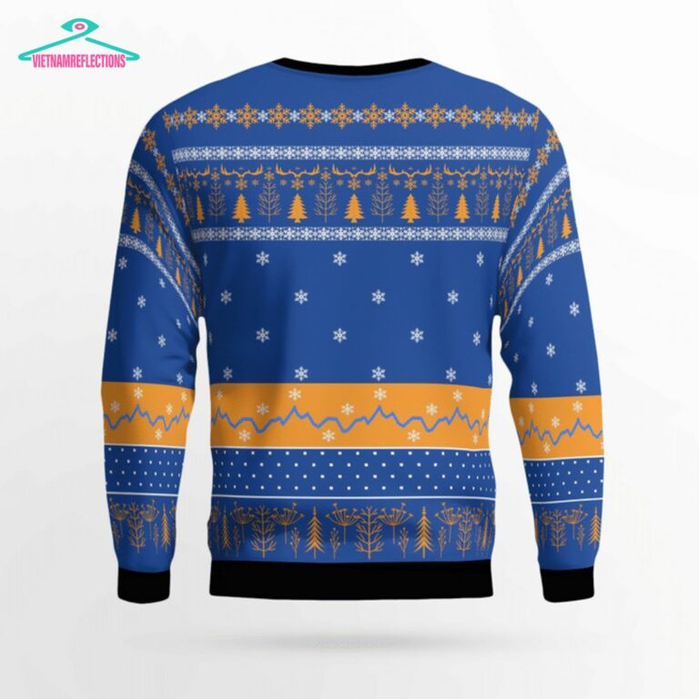 California Santa Clara County EMS 3D Christmas Sweater - You look lazy