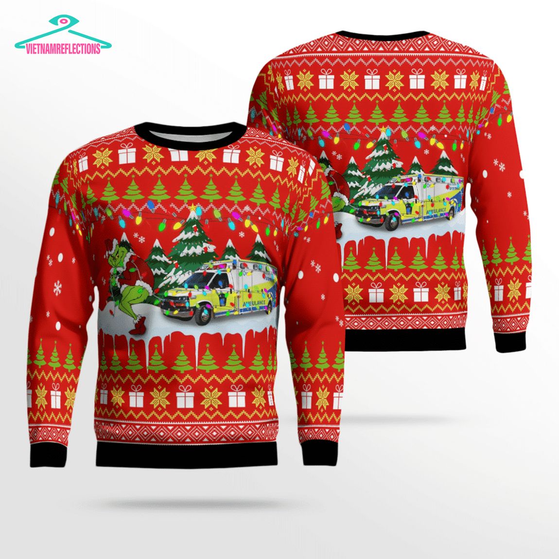 Canada Grey County Paramedic Services Ver 1 3D Christmas Sweater