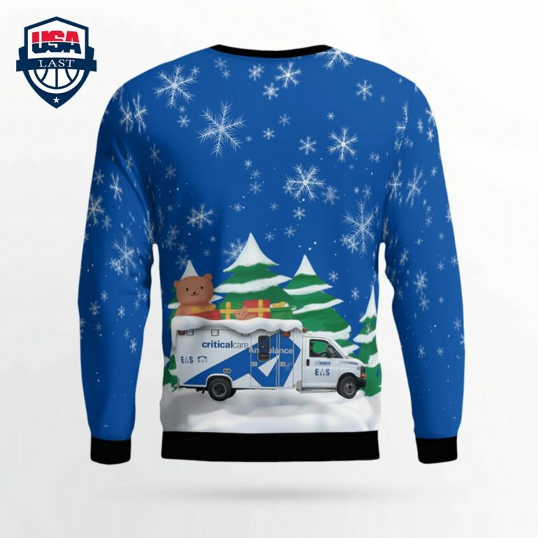 Canada Toronto EMS 3D Christmas Sweater - I am in love with your dress