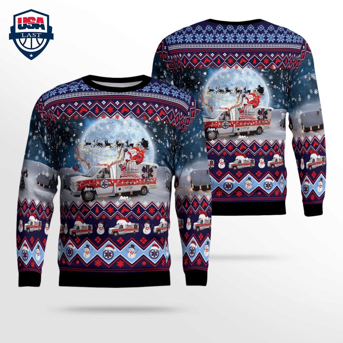 Cape Girardeau Career And Technology Center EMS 3D Christmas Sweater