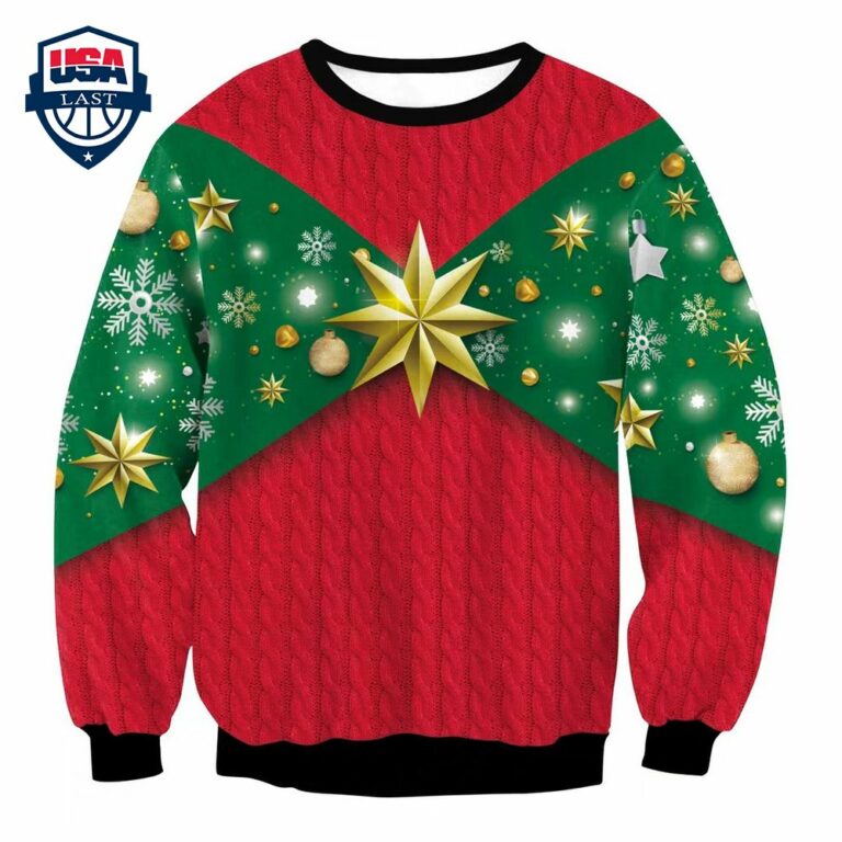 Christmas Present Cosplay Ugly Christmas Sweater - Radiant and glowing Pic dear