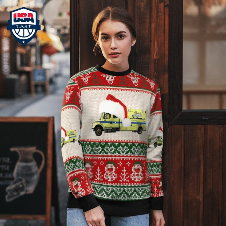 Cleveland EMS Ver 1 3D Christmas Sweater - Nice place and nice picture