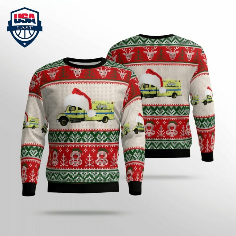 Cleveland EMS Ver 1 3D Christmas Sweater - Stunning