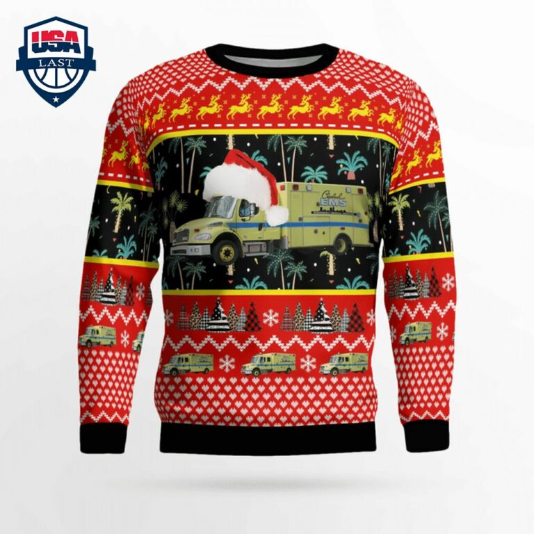 Cleveland EMS Ver 3 3D Christmas Sweater - Nice place and nice picture