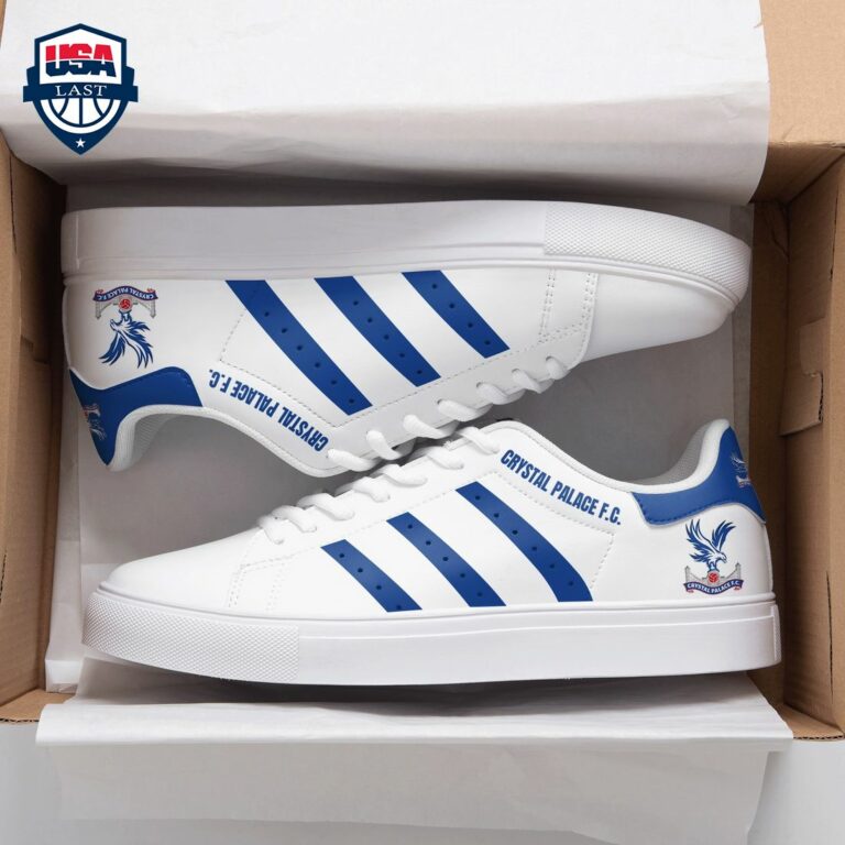 Crystal Palace FC Navy Stripes Stan Smith Low Top Shoes - Ah! It is marvellous