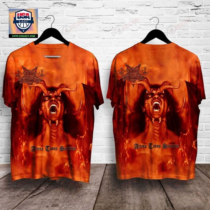 New Dark Funeral Band Attera Totus Sanctus 3D Shirt