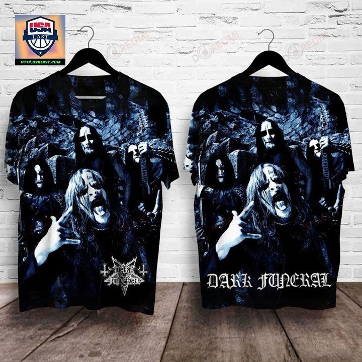 Dark Funeral Band Dark Night 3D Shirt - You look elegant man