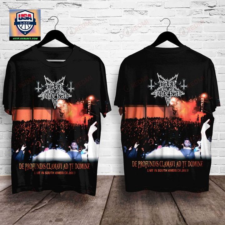 Great Dark Funeral Band De Profundis Clamavi Ad Te Domine 3D Shirt