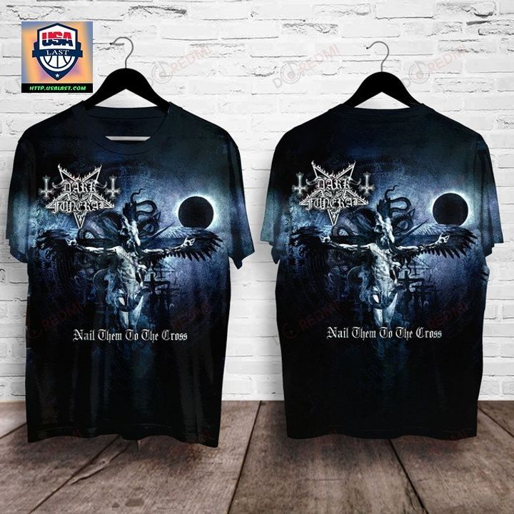 Dark Funeral Band Nail Them to the Cross 3D Shirt - This place looks exotic.