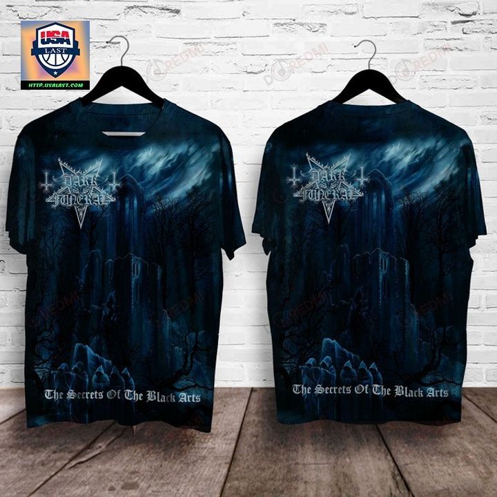 Dark Funeral Band The Secrets of the Black Arts 3D Shirt - Generous look