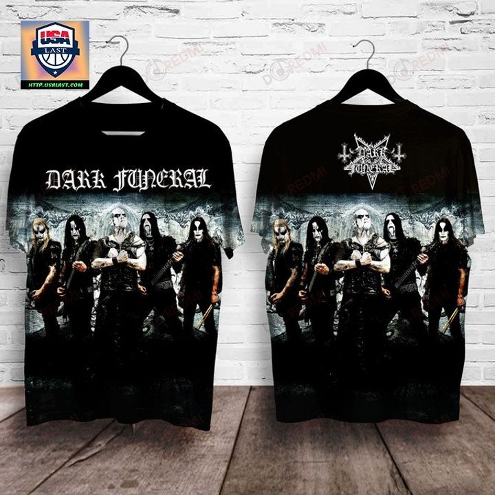 Limited Edition Dark Funeral Black Metal Band 3D All Over Print Shirt