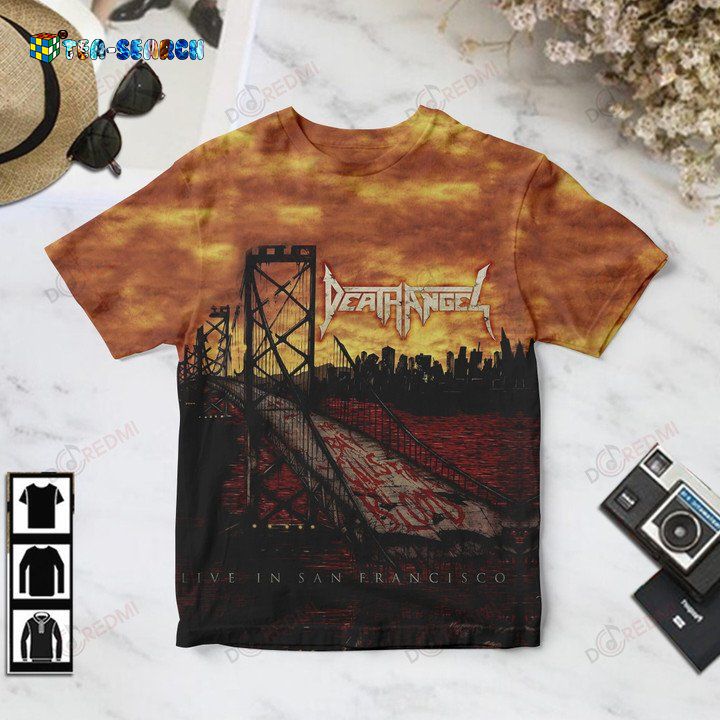 Luxurious Death Angel Band A Trashumentary and the Bay Calls for Blood 3D All Over Print Shirt