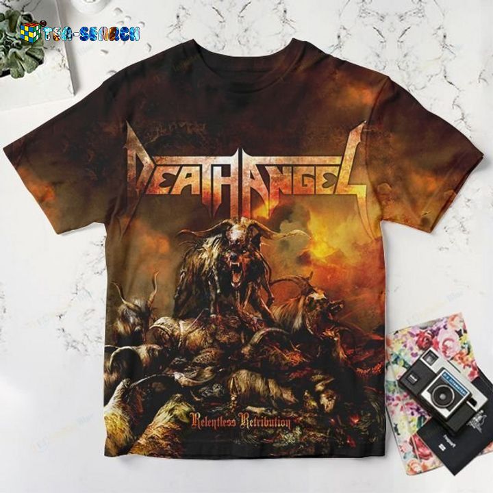 Death Angel Band Relentless Retribution 3D All Over Print Shirt - Wow, cute pie