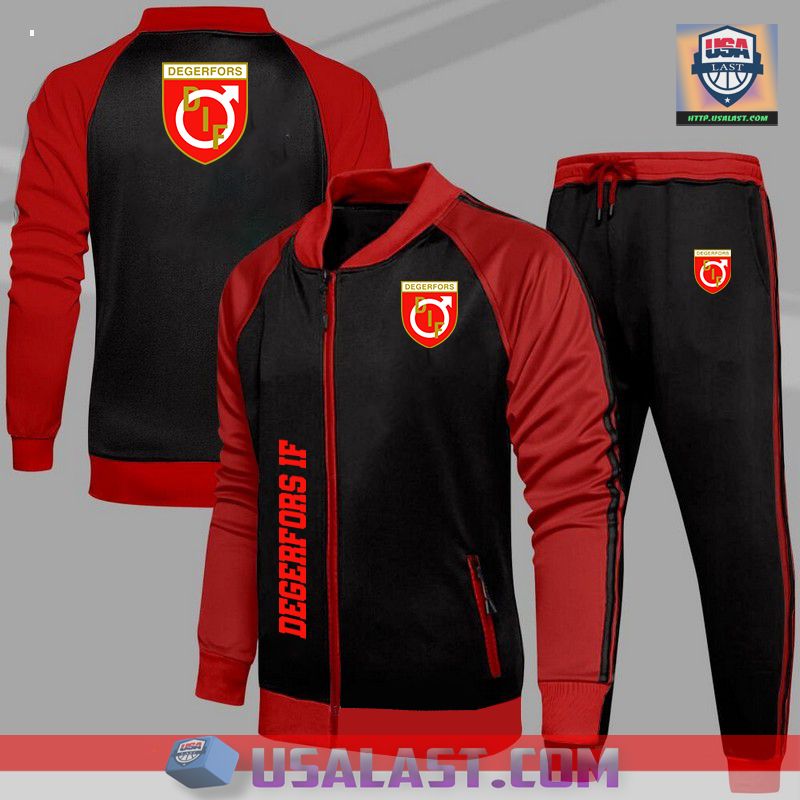 HOT Degerfors IF Sport Tracksuits 2 Piece Set