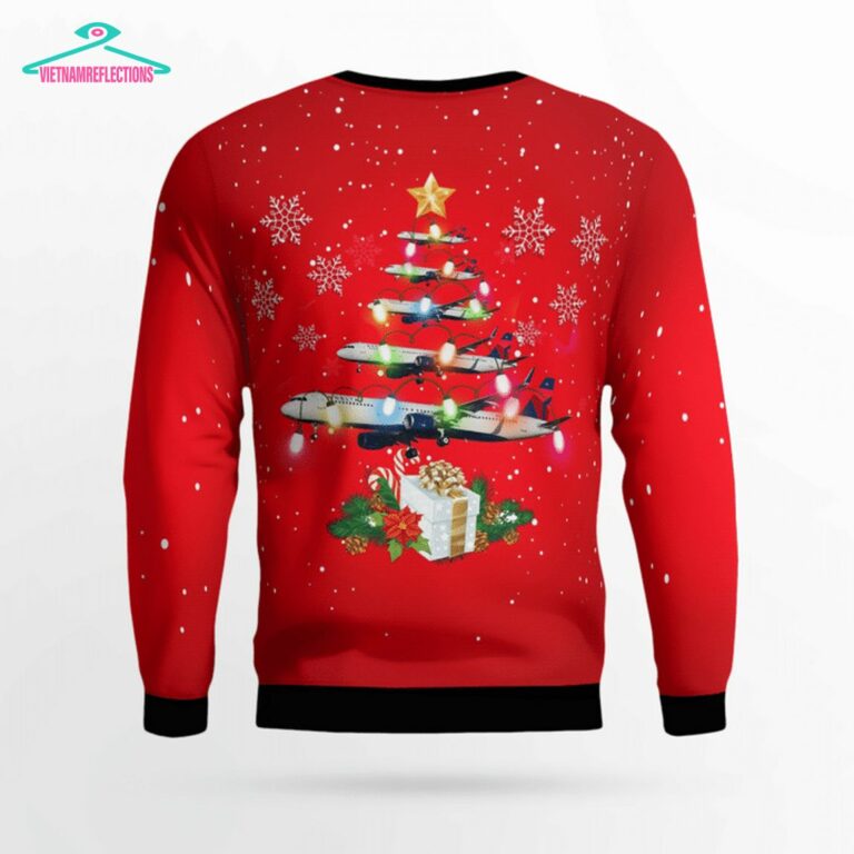 Delta Air Lines Airbus A321-200 3D Christmas Sweater - You are always amazing