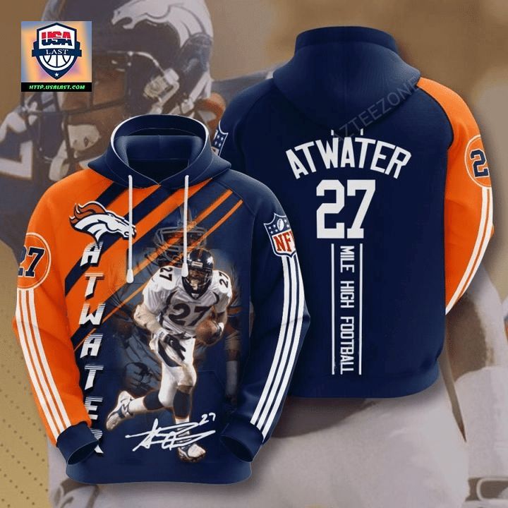 Best Quality Denver Broncos Steve Atwater 3D Hoodie
