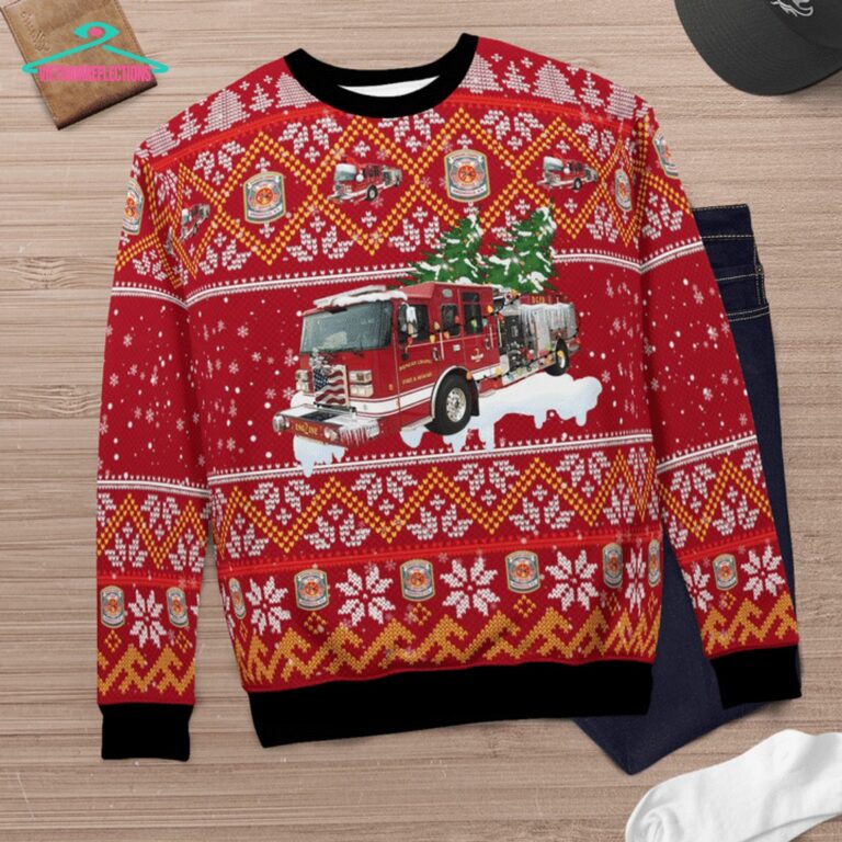 Duncan Chapel Fire District 3D Christmas Sweater - I am in love with your dress