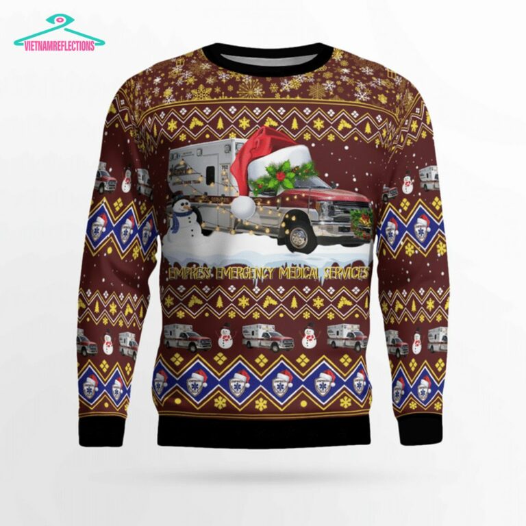 Empress EMS 3D Christmas Sweater - Bless this holy soul, looking so cute