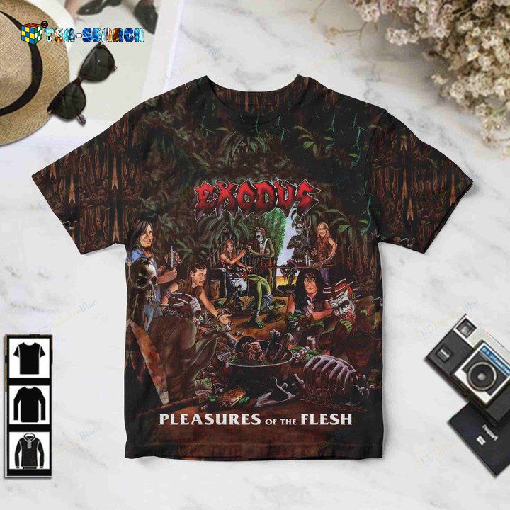 Good Quality Exodus Pleasures of the Flesh 3D All Over Print Shirt Style 2