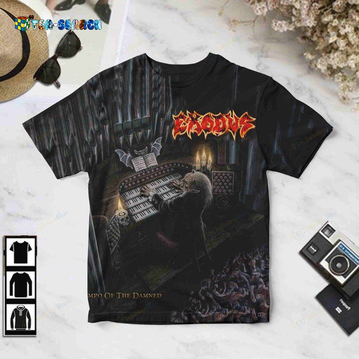 For Fans Exodus Tempo of the Damned 3D All Over Print Shirt