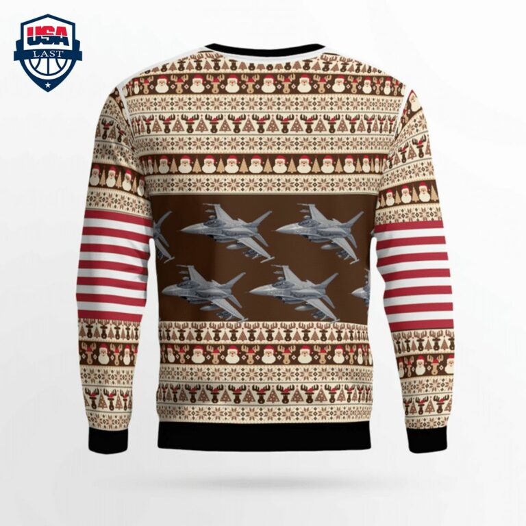 F-16 Fighting Falcon 3D Christmas Sweater - Coolosm