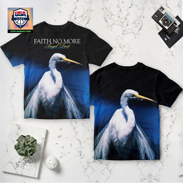 Nice Faith No More Angel Dust Album 3D T-Shirt