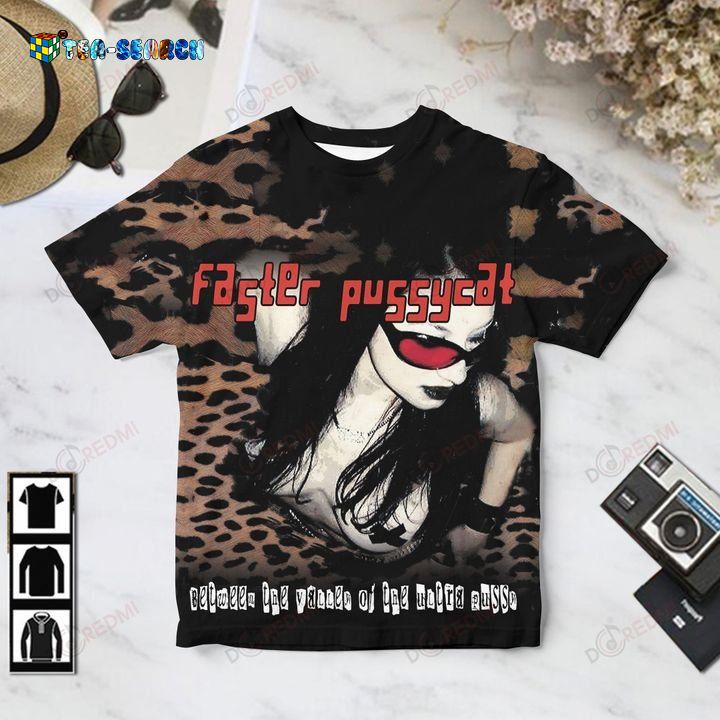 How To Buy Faster Pussycat Between the Valley of the Ultra Pussy 2001 3D T-Shirt