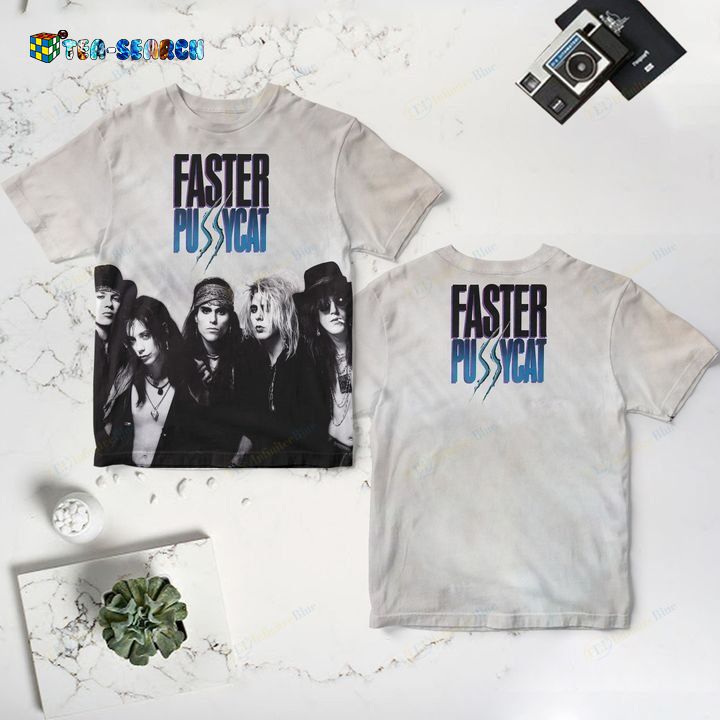 Best-Buy Faster Pussycat Rock Band 3D All Over Print Shirt 03