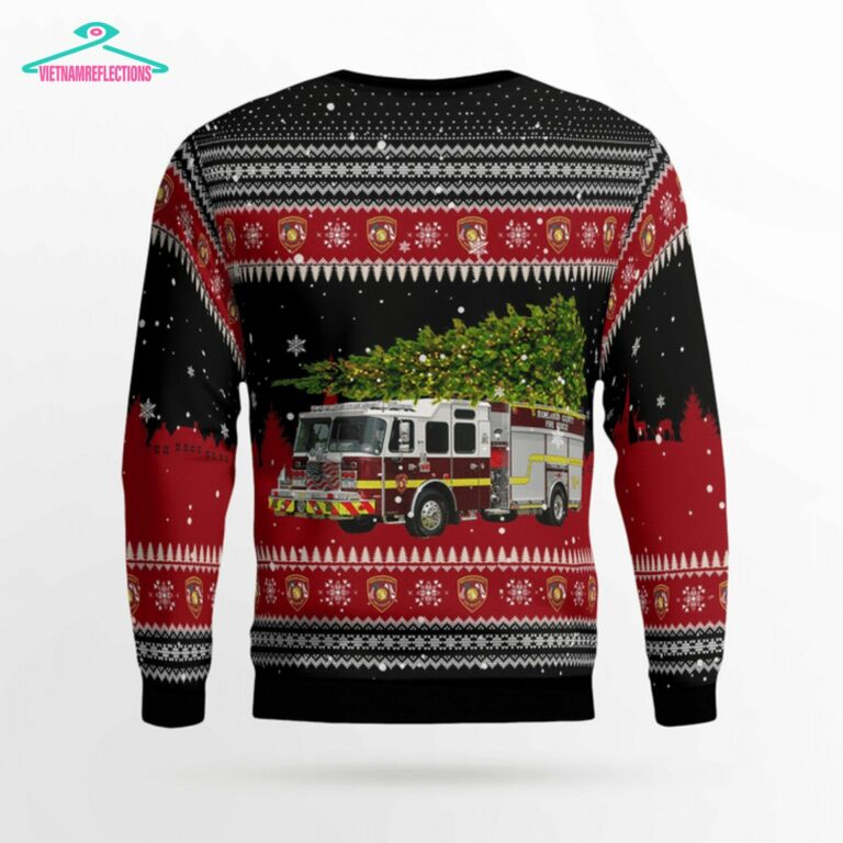 Florida Highlands County Fire Rescue 3D Christmas Sweater - Good one dear