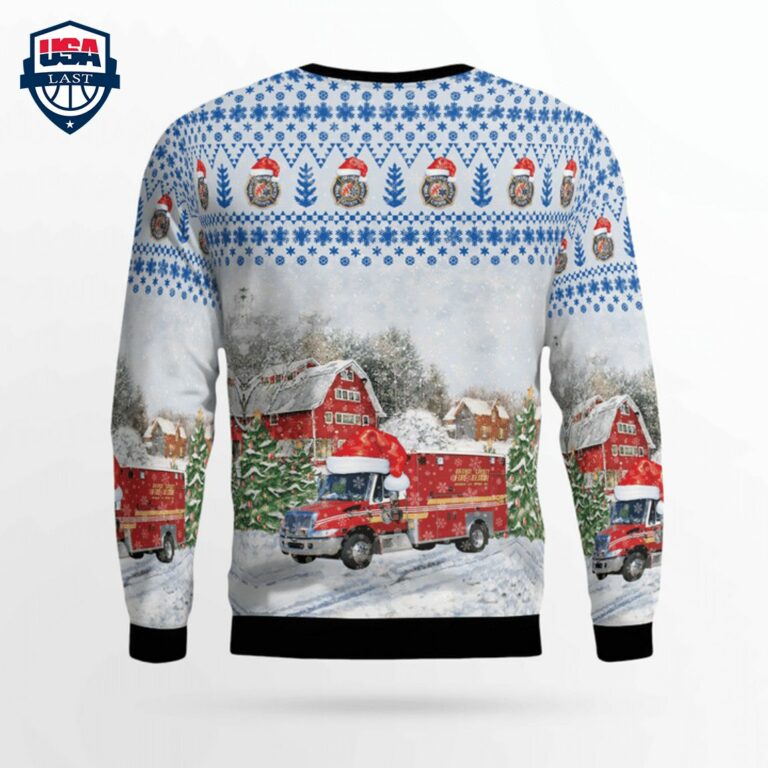 Florida Orange County Fire Rescue Paramedic 3D Christmas Sweater - Damn good