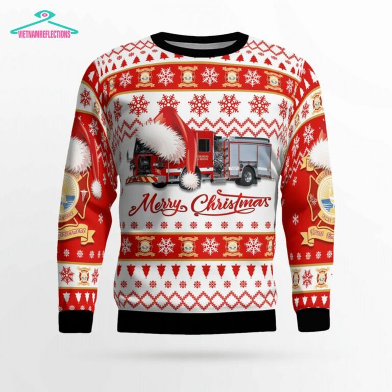 Florida St. Petersburg Fire Rescue 3D Christmas Sweater - Best click of yours