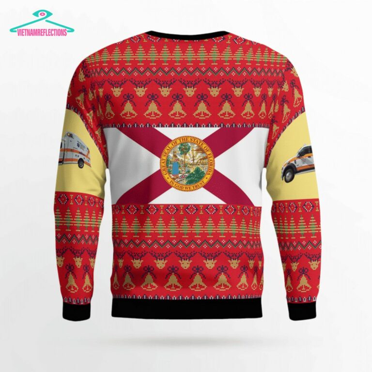 Florida Volusia County EMS 3D Christmas Sweater - Loving, dare I say?