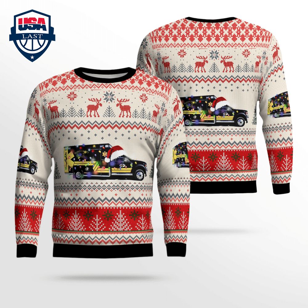 Floyd County EMS 3D Christmas Sweater