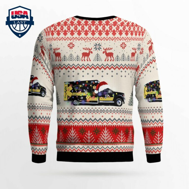 Floyd County EMS 3D Christmas Sweater - Good look mam