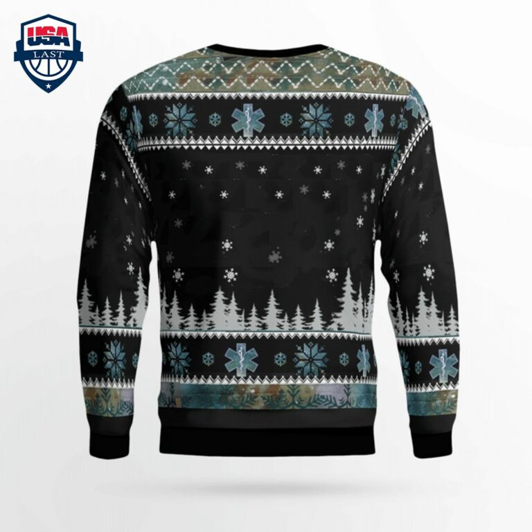 Fountain County EMS 3D Christmas Sweater - Trending picture dear