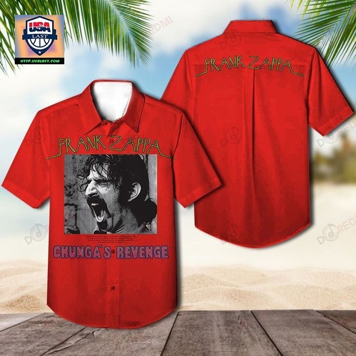 Frank Zappa Chunga's Revenge Album Hawaiian Shirt - Rocking picture