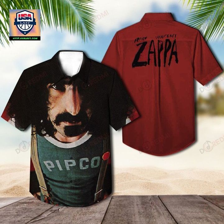 Frank Zappa Lumpy Gravy Aloha Hawaiian Shirt - Amazing Pic