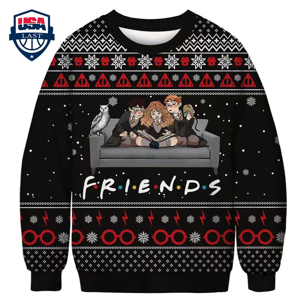 Friends Harry Potter Ugly Christmas Sweater - My friend and partner