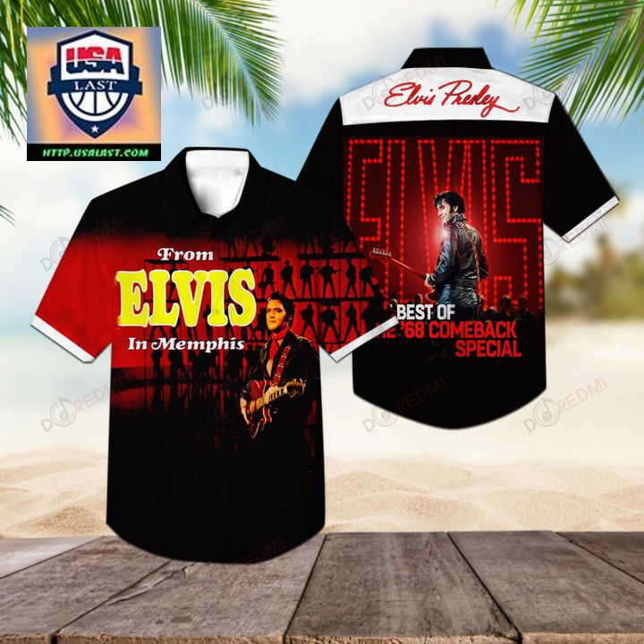 From Elvis In Memphis Aloha Hawaiian Shirt - Best couple on earth