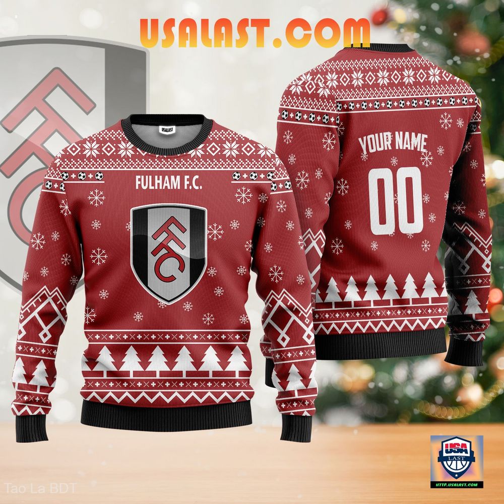 Top Finding Fulham F.C. Personalized Christmas Sweater