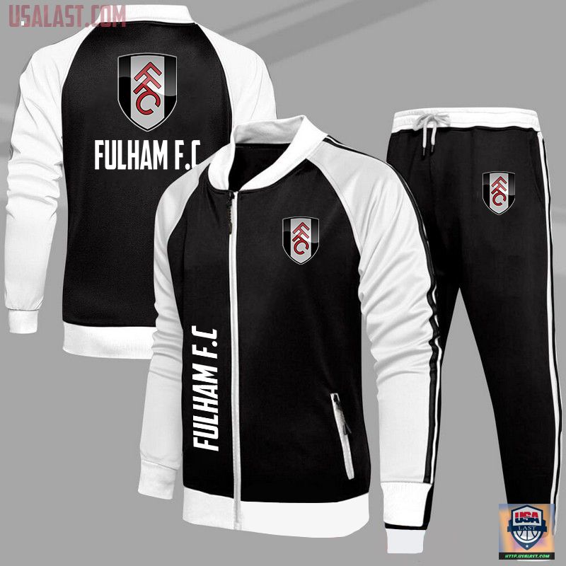 Traditional Fulham F.C Sport Tracksuits Jacket