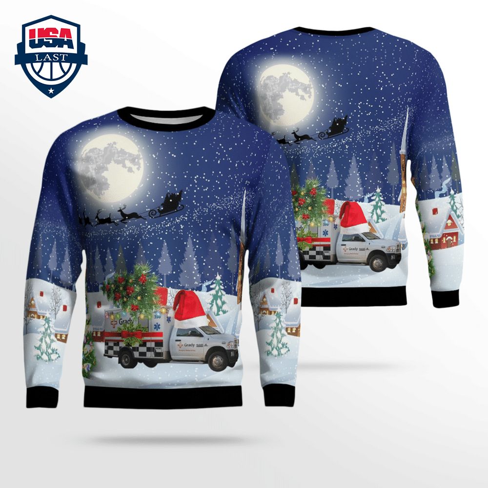 Georgia Grady EMS 3D Christmas Sweater