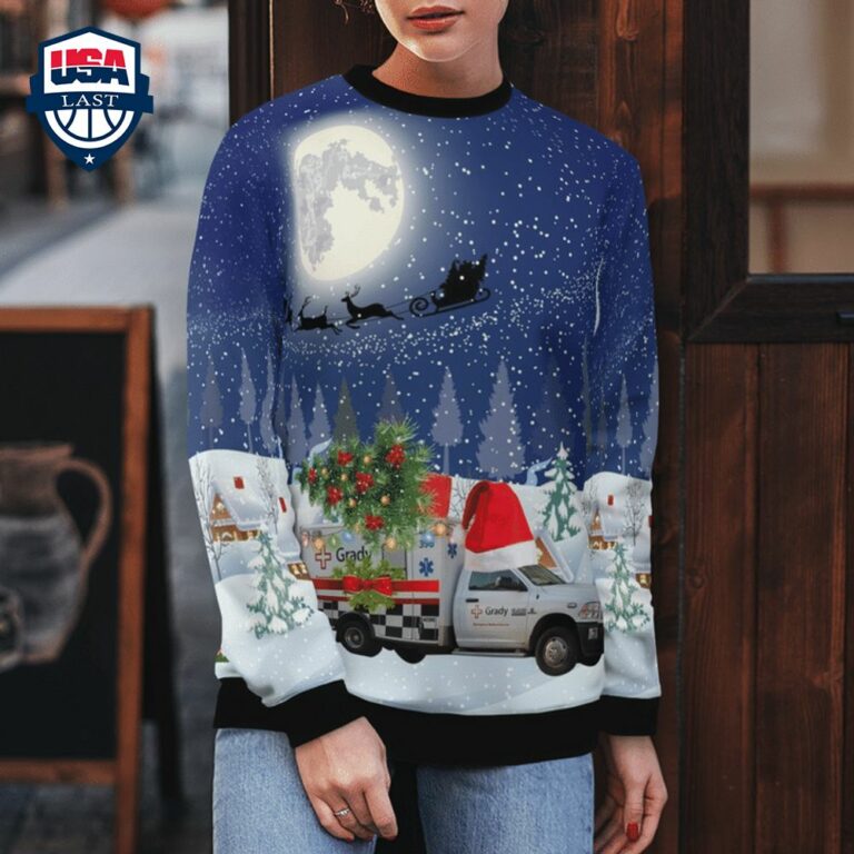 Georgia Grady EMS 3D Christmas Sweater - You always inspire by your look bro