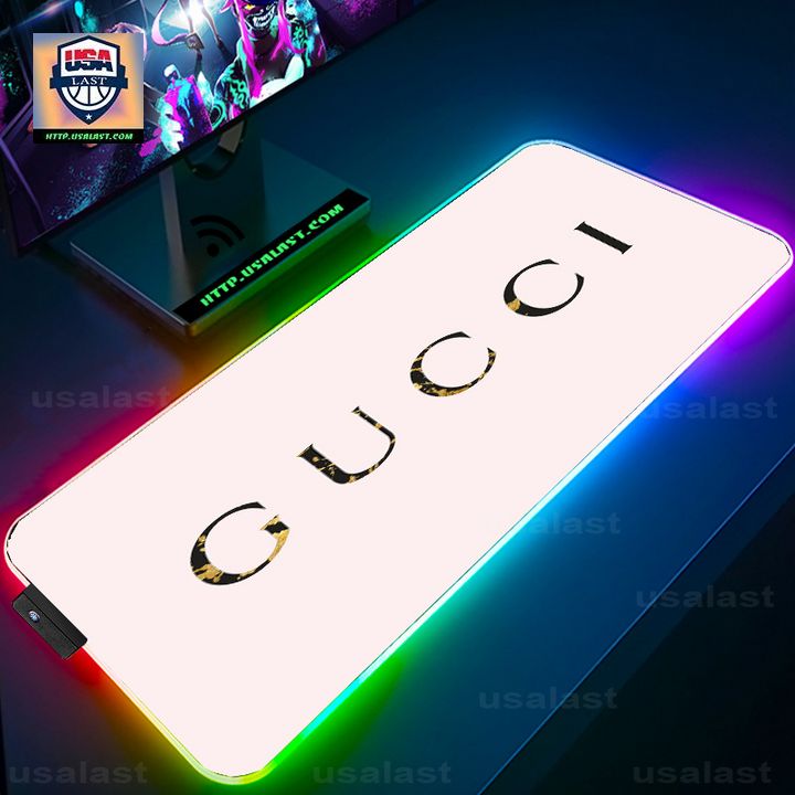 New Gucci Logo Led Mouse Pad