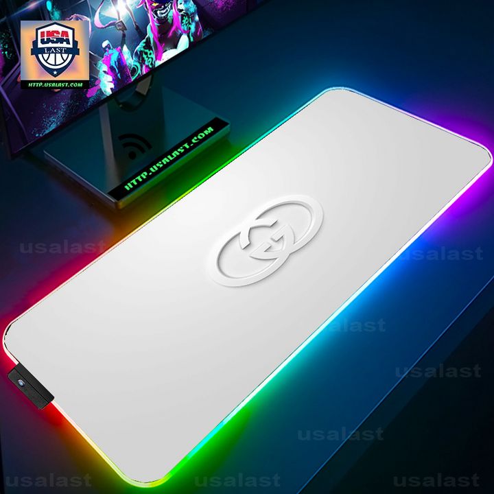 New Gucci White Led Mouse Pad